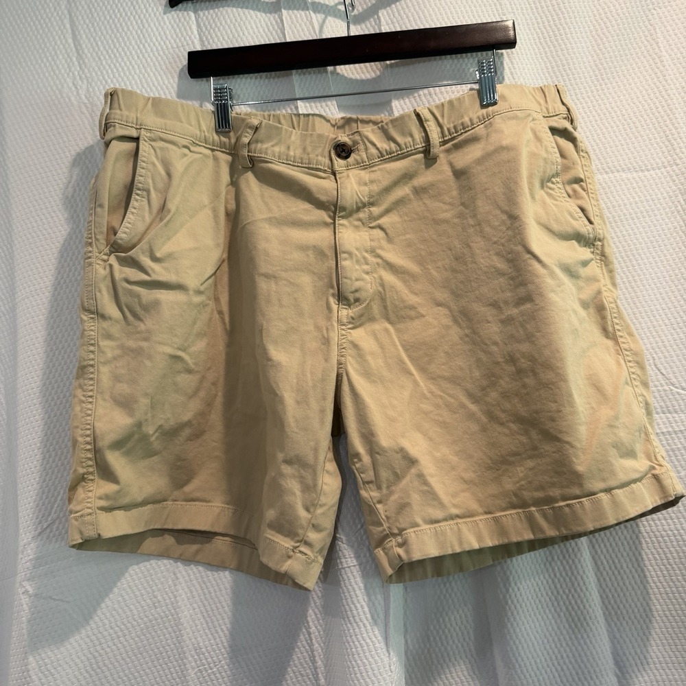 Bear Bottom Shorts Mens XXXL 3X Khaki 7" Comfort Stretch Casual RN141334